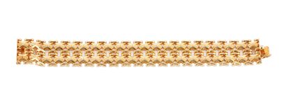 18K GOLD
Wide articulated bracelet in 18K...