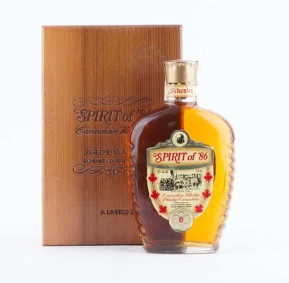 Spirit of 86 Schenley 18 Year Old Canadian...