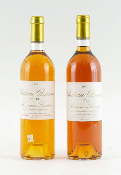 Château Climens 1988 1990 - 2 bouteilles