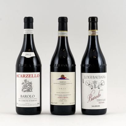 Sélection de Vins de Barolo - 3 bouteill...
