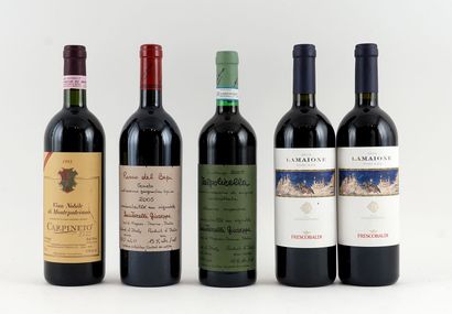 Sélection de Vins d'Italie - 5 bouteille...