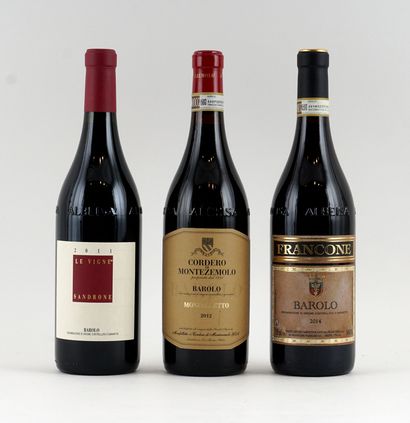 Sélection de Vins de Barolo - 3 bouteill...