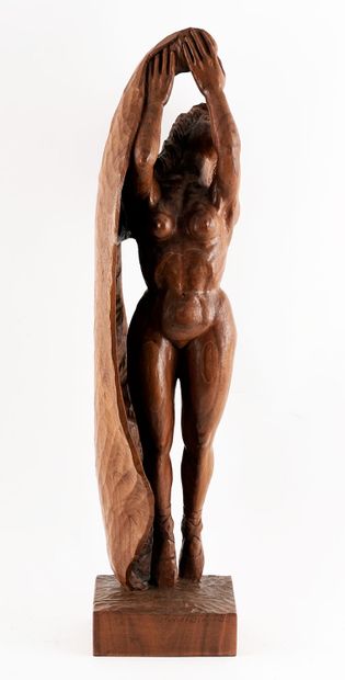 BOURGAULT, Médard (1897-1967)
Draped nude,...
