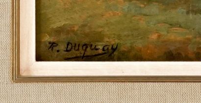 DUGUAY, Rodolphe (1891-1973)
Untitled - Landscape
Oil...
