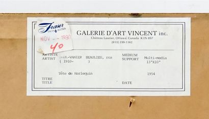 BEAULIEU, Paul Vanier (1910-1996) 
