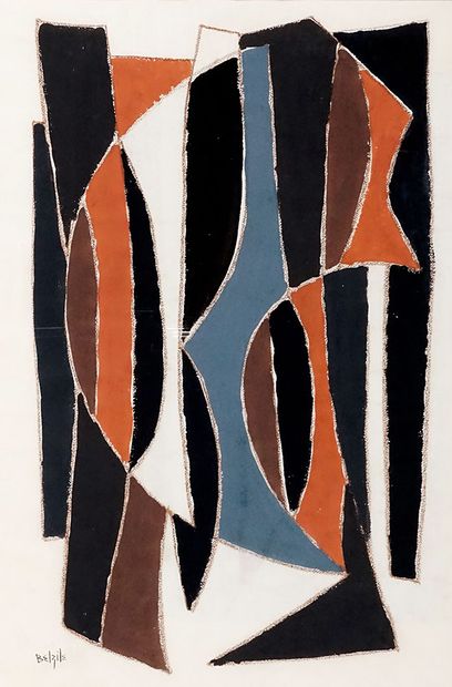 BELZILE, Louis (1929-2019)
Untitled, c. 1956
Pastel
Signed...