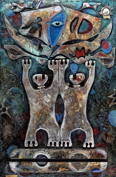 GAMBAROV, Vitali (1963-)
Sans titre
Bas-relief...