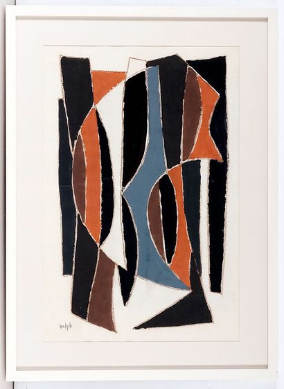 BELZILE, Louis (1929-2019)
Untitled, c. 1956
Pastel
Signed...