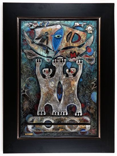 GAMBAROV, Vitali (1963-)
Sans titre
Bas-relief...