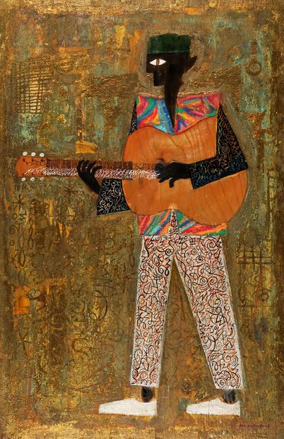 ARCHAMBAULT, Yves (1958-)
Sans titre - Guitariste
Technique...