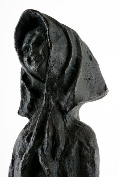 WINANT, Alice (1928-1989)
Woman with scarf
Bronze...