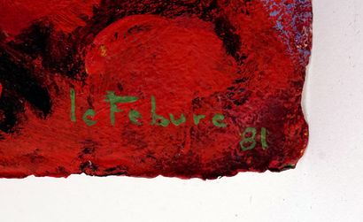 LEFEBURE, Jean (1930-2013)
Untitled
Acrylic...