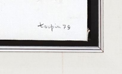 TOUPIN, Fernand (1930-2009)
Untitled
Oil...