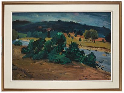 ALLEYN, George Edmund (1931-2004) 
Untitled...