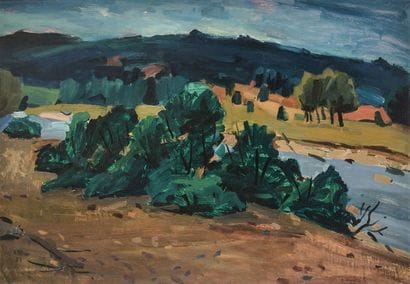 ALLEYN, George Edmund (1931-2004) 
Untitled...