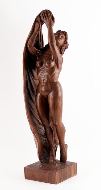 BOURGAULT, Médard (1897-1967)
Draped nude,...