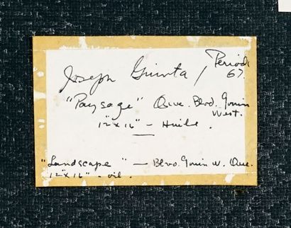 GIUNTA, Joseph (1911-2001)
