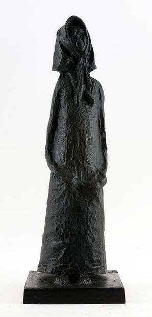 WINANT, Alice (1928-1989)
Woman with scarf
Bronze...