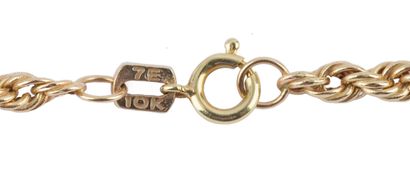 OR 10K / 10K GOLD
Chaîne et pendentif en...