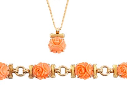 KREMENTZ
Lot comprenant un bracelet vintage...