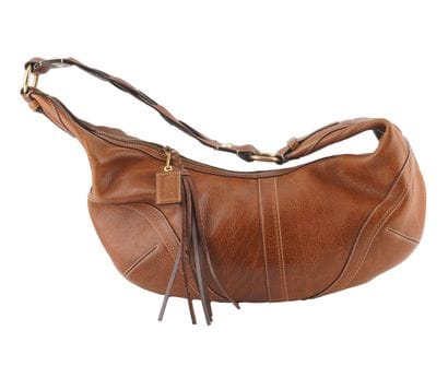 COACH
Sac Coach en cuir marron, une anse...