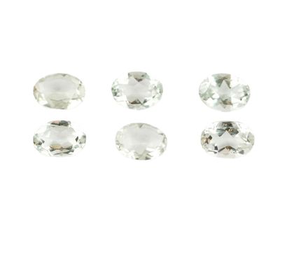 PRASIOLITE
Lot de 6 prasiolites de 4,0 ct...