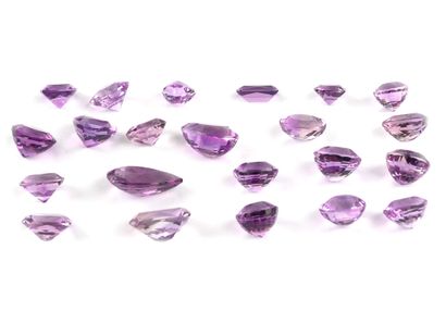 AMÉTHYSTE / AMETHYST
Lot d'améthystes naturelles...