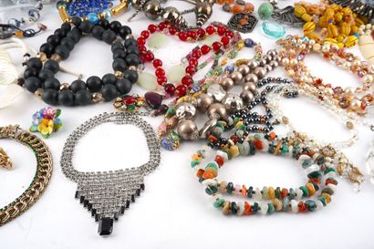 FANTAISIE / COSTUME
Lot important de bijoux...