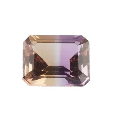 AMETRINE 5.18 CT
Natural emerald cut ametrine...