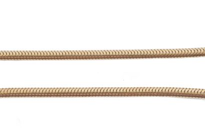 OR 14K / 14K GOLD
Collier en or jaune 14K.
Poids...