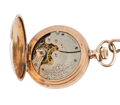 AMERICAN WALTHAM
Montre à gousset American...