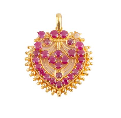 20K GOLD
20K yellow gold pendant set with...