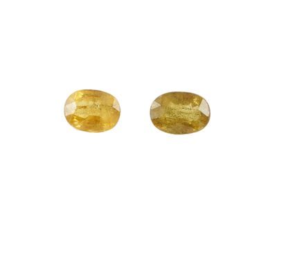 SAPHIR JAUNE / YELLOW SAPPHIRE
Lot de deux...