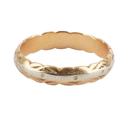 OR 10K / 10K GOLD
Bague en or jaune et blanc...