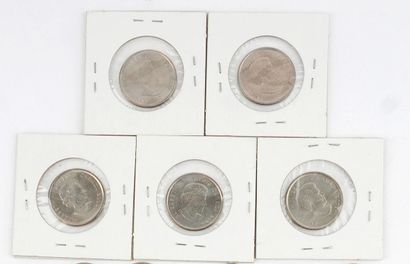 CANADA-ELIZABETH II
Lot comprenant :
- Cent...