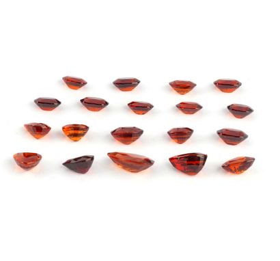 GRENAT / GARNET
Lot de grenats spessartite...