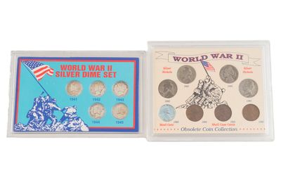 WORLD WAR II
Lot comprenant :
-2 coffrets...