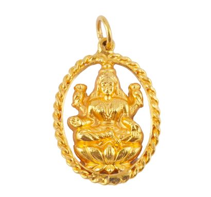 20K GOLD
Oval pendant in 20K yellow gold.
Gross...