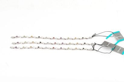 BRACELETS ARGENT / SILVER
Lot comprenant...