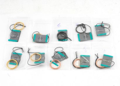 BAGUES JONC, ARGENT
Lot de bagues joncs en...