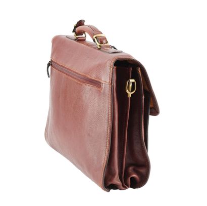 FRANCINEL
Sac porte document en cuir marron,...