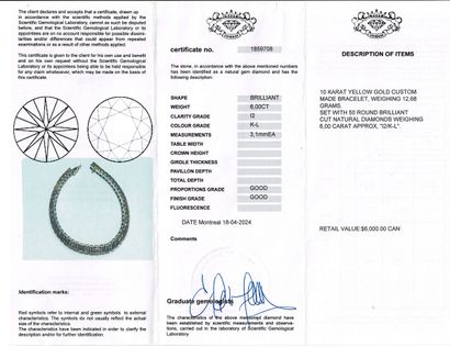 10K GOLD, DIAMONDS
10K Yellow Gold Tennis...