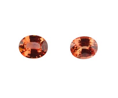 SAPPHIRES 1.41 CT
Two natural beryllium-treated...