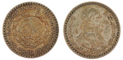 Mexique - José Morelos y Pavon 
1 Peso 1959
A...
