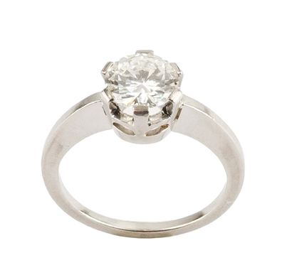 PLATINUM, 1.25CT DIAMOND
Platinum ring set...