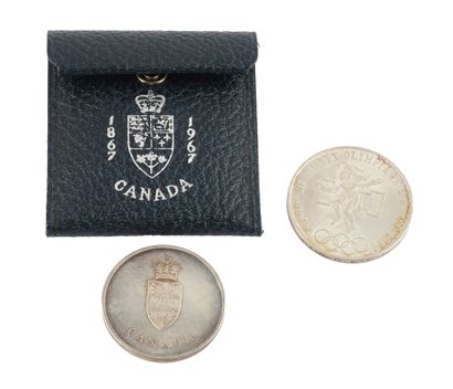 ARGENT / SILVER
Lot de 2 pièces commémoratives...