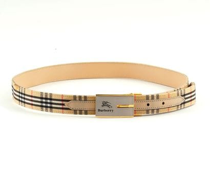 BURBERRY
Ceinture Burberry en tissu et cuir...
