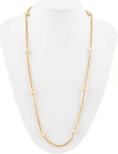 20K GOLD
20K yellow gold chain with fancy...