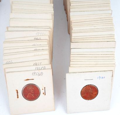 1 CENT
Lot comprenant 148 pièces de 1 cent...