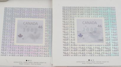 CANADA 1999-2000
Lot comprenant deux (2)...